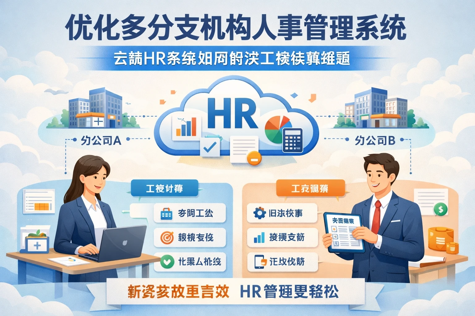 优化多分支机构人事管理系统：云端HR系统如何解决工资核算难题