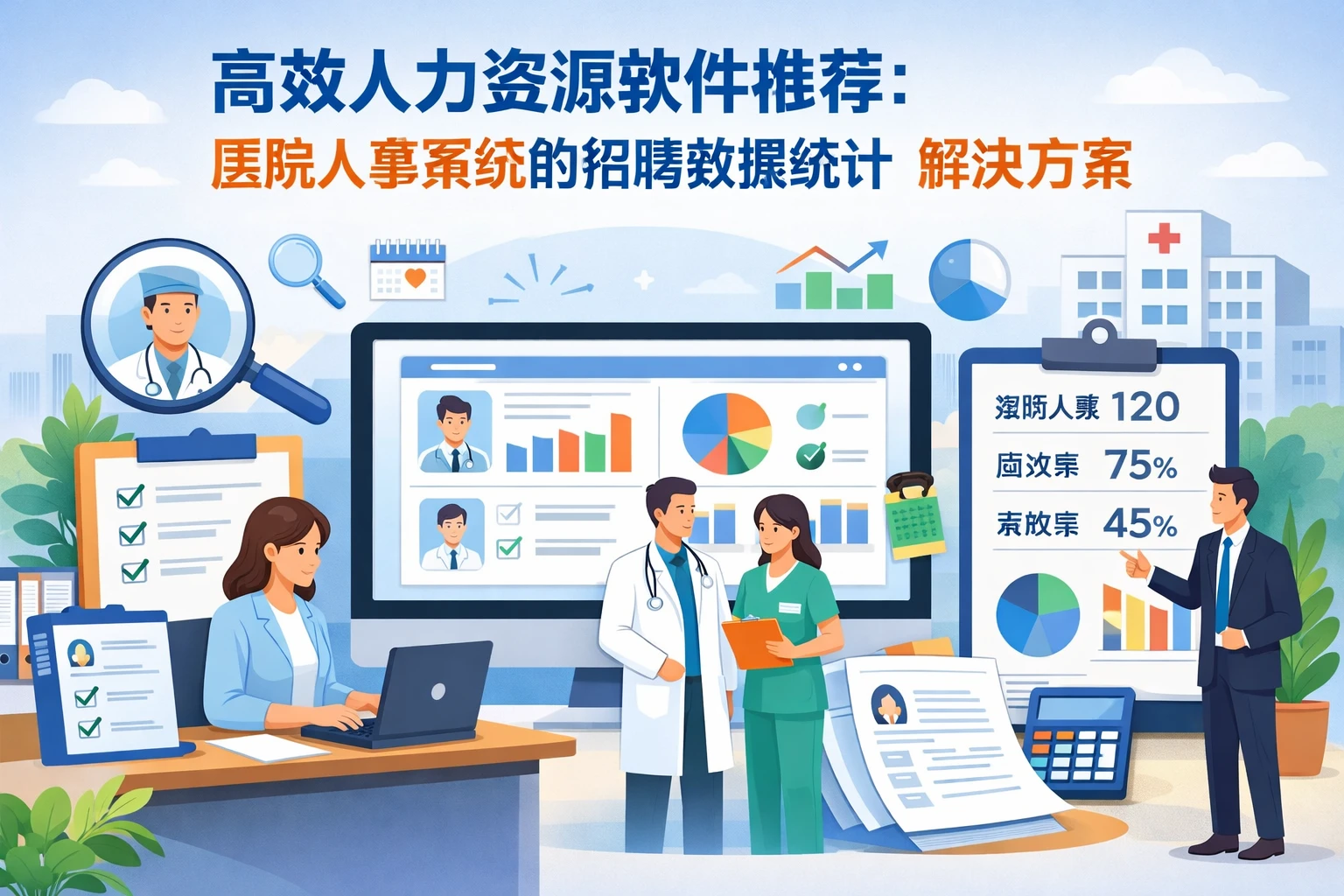 高效人力资源软件推荐：医院人事系统的招聘数据统计解决方案