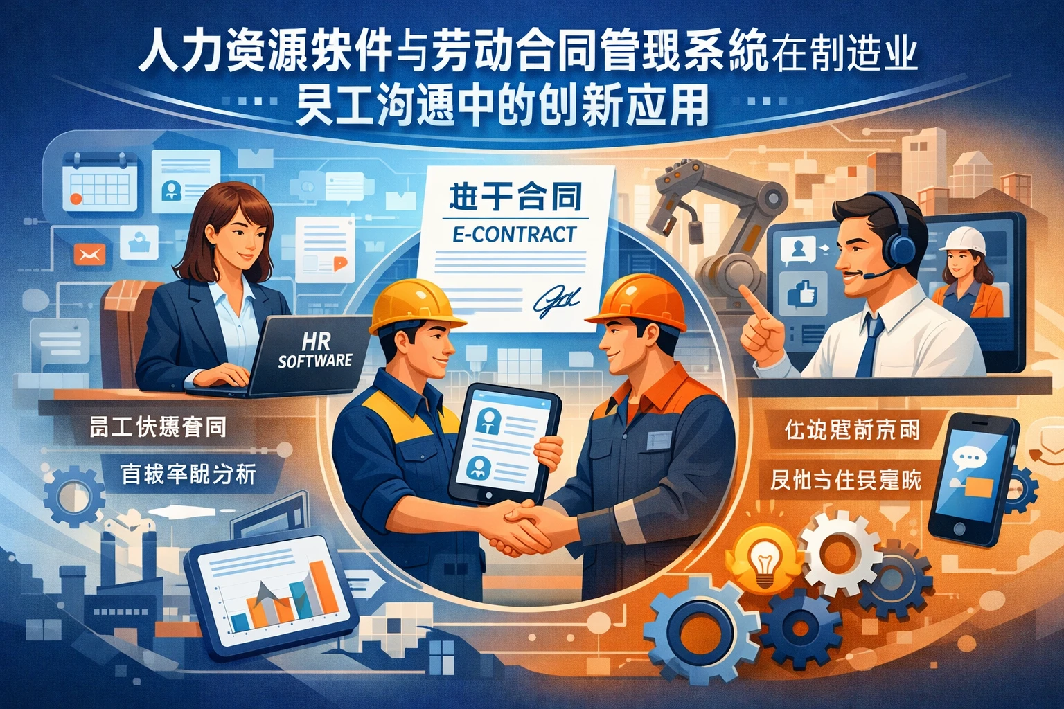 人力资源软件与劳动合同管理系统在制造业员工沟通中的创新应用