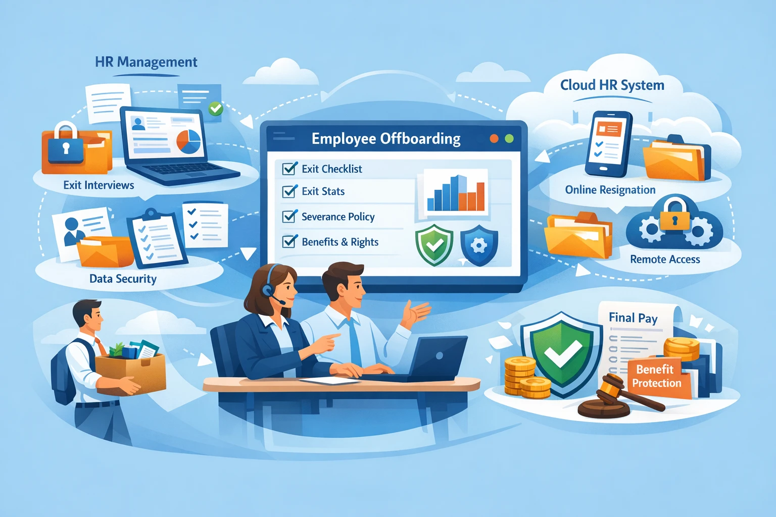 如何通过人事管理软件与云端HR系统优化员工离职管理与权益保障