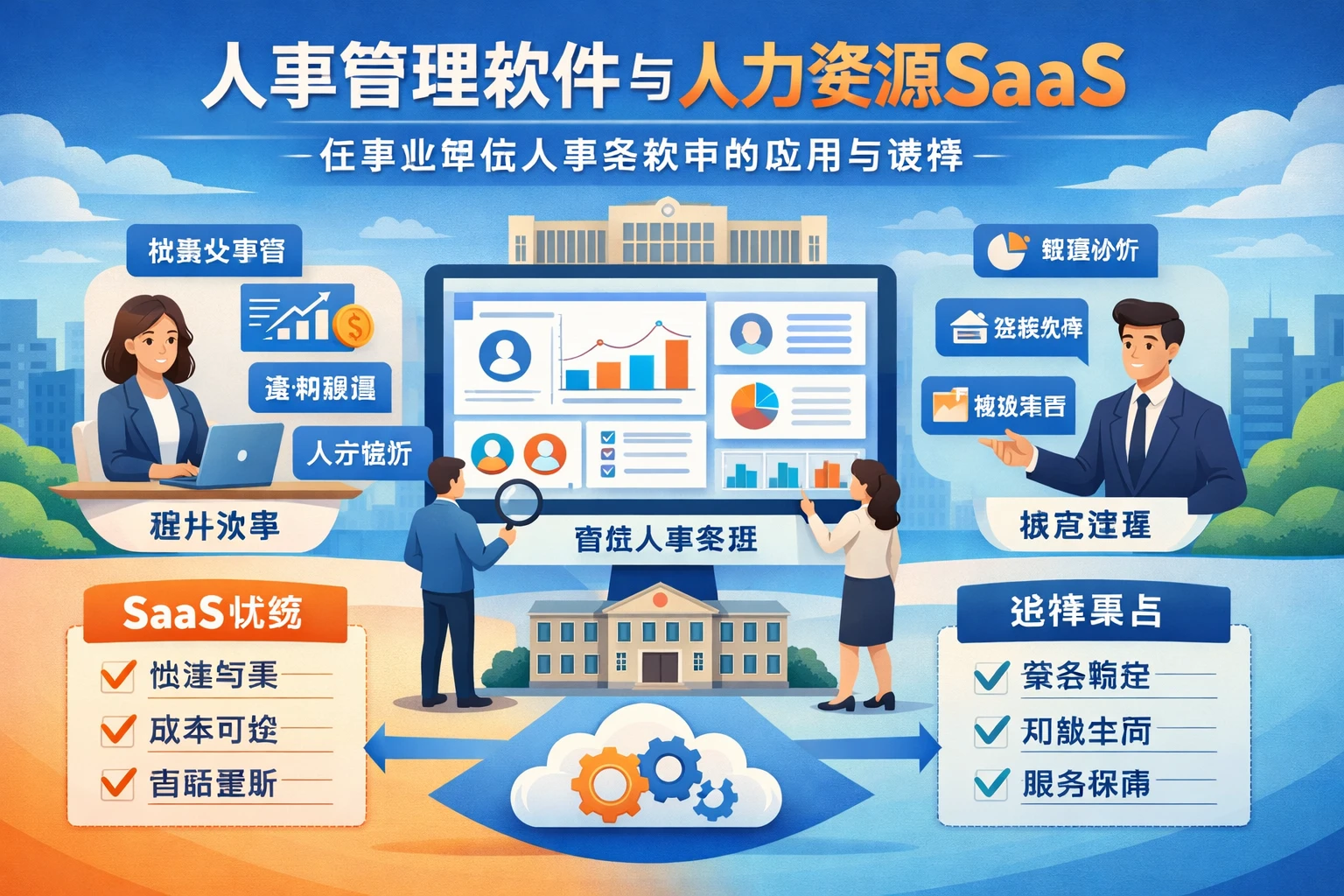 人事管理软件与人力资源SaaS在事业单位人事系统中的应用与选择