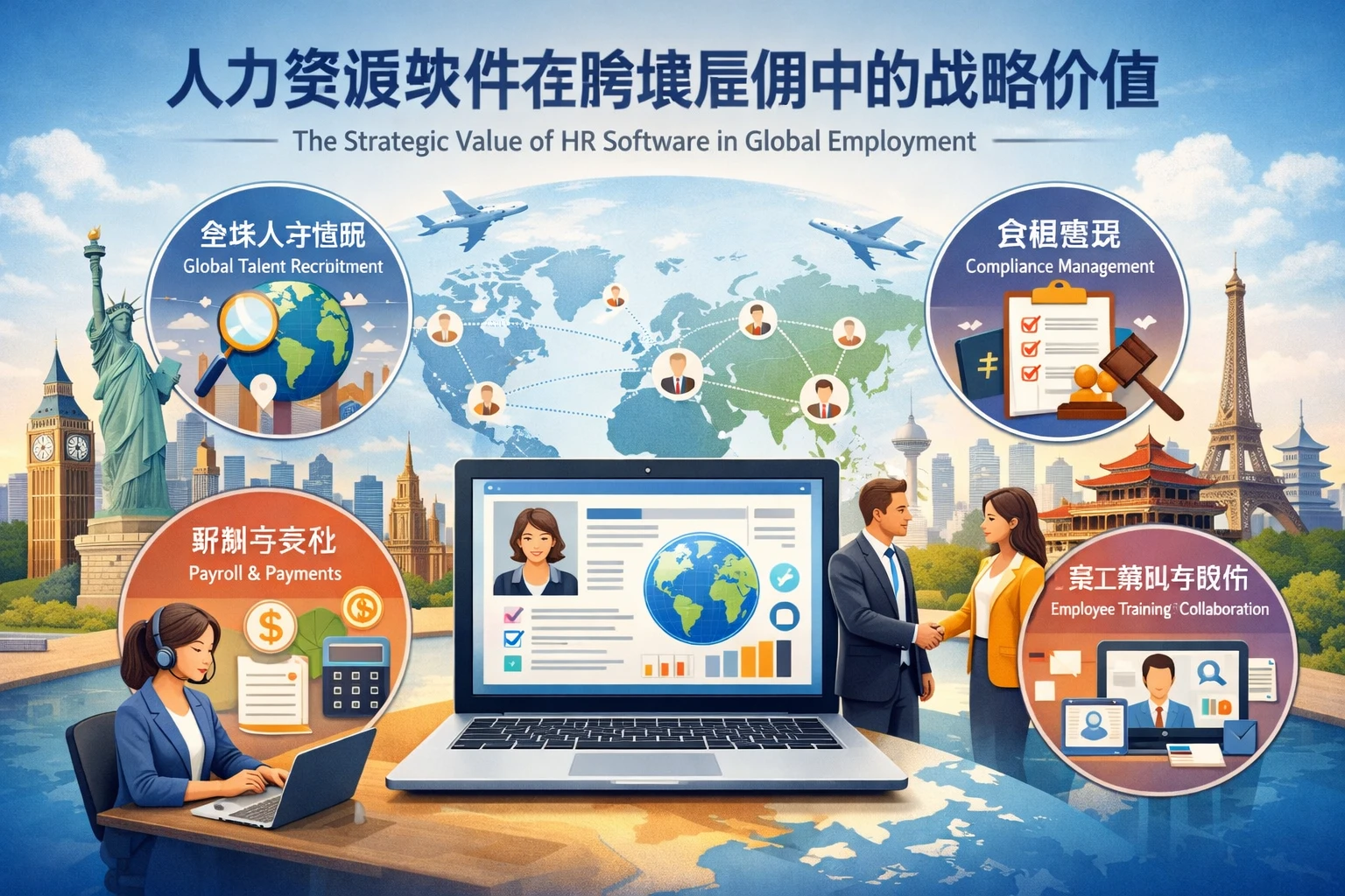 人力资源软件在跨境雇佣中的战略价值