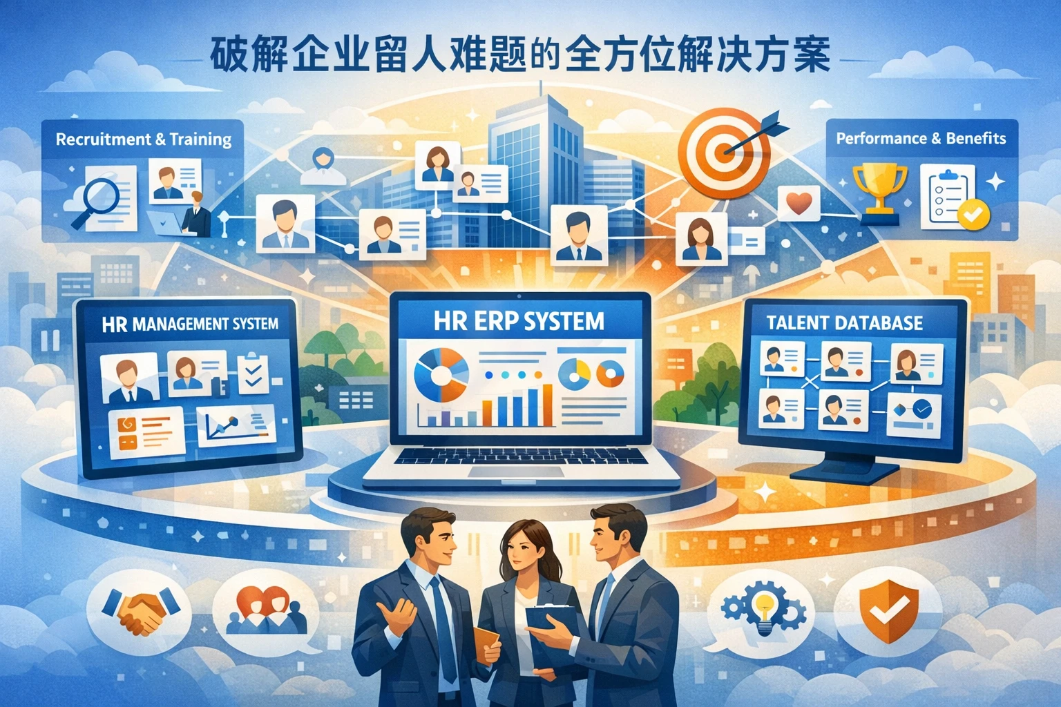 人力资源管理系统、人才库管理系统与人事ERP系统：破解企业留人难题的全方位解决方案