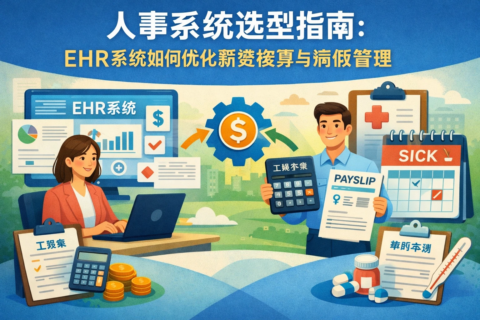 人事系统选型指南：EHR系统如何优化薪资核算与病假管理