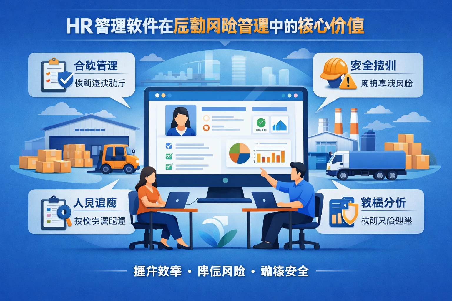 HR管理软件在后勤风险管理中的核心价值