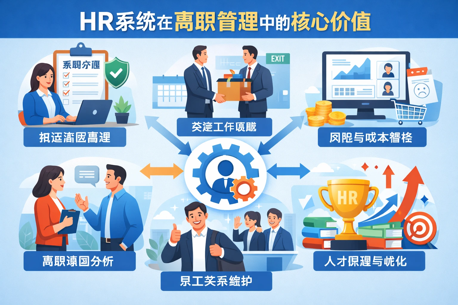 HR系统在离职管理中的核心价值