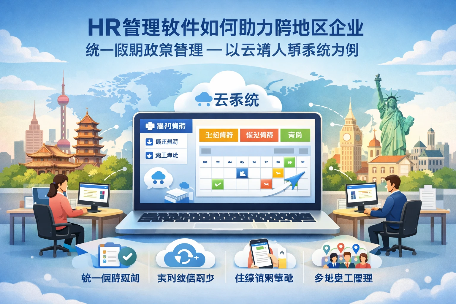 HR管理软件如何助力跨地区企业统一假期政策管理——以云端人事系统为例