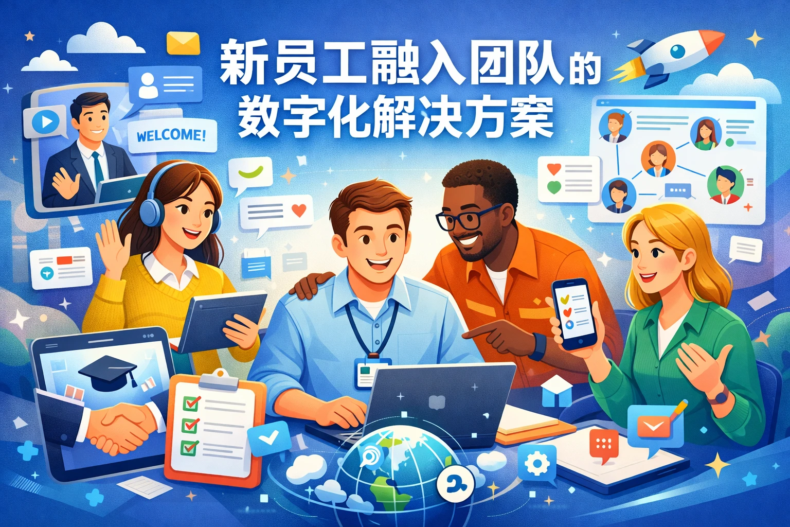 新员工融入团队的数字化解决方案