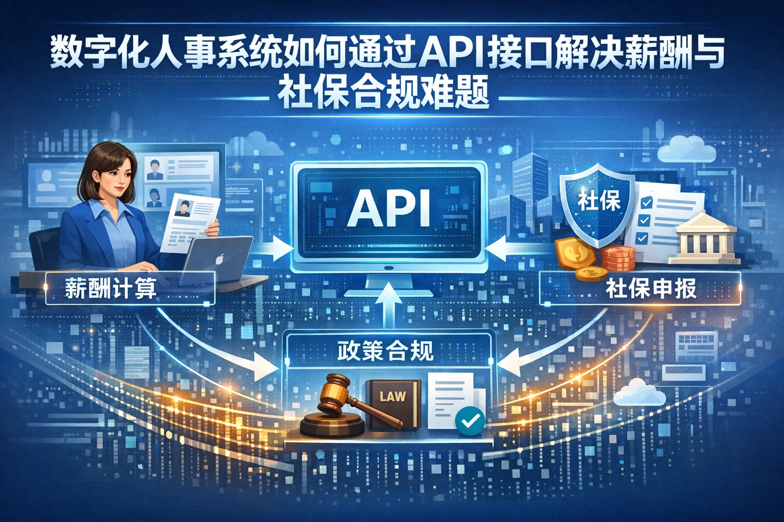 数字化人事系统如何通过API接口解决薪酬与社保合规难题