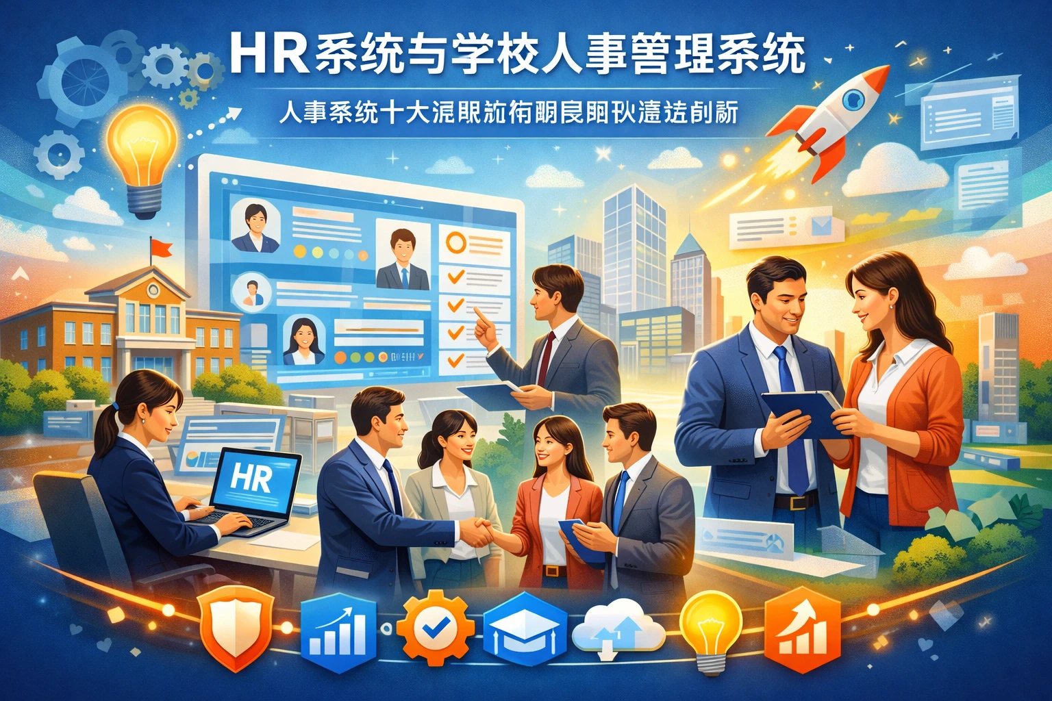 HR系统与学校人事管理系统:人事系统十大品牌如何赋能团队建设创新