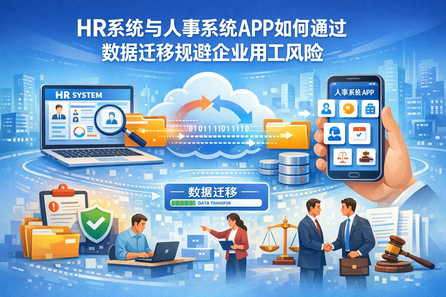 HR系统与人事系统APP如何通过数据迁移规避企业用工风险