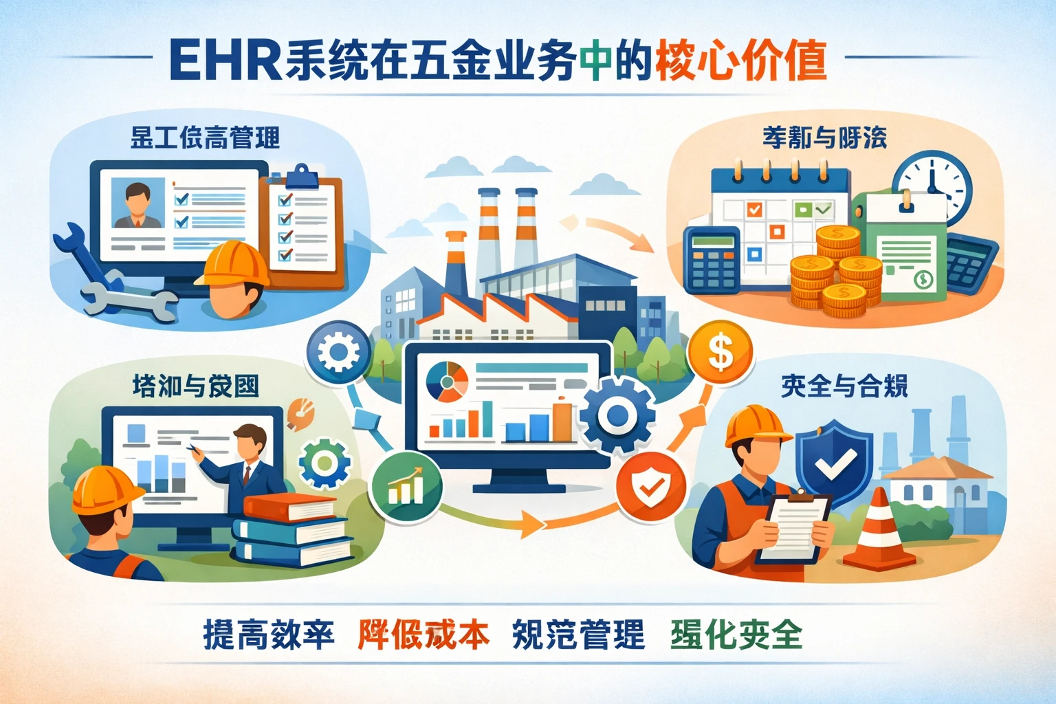 ehr系统在五金业务中的核心价值