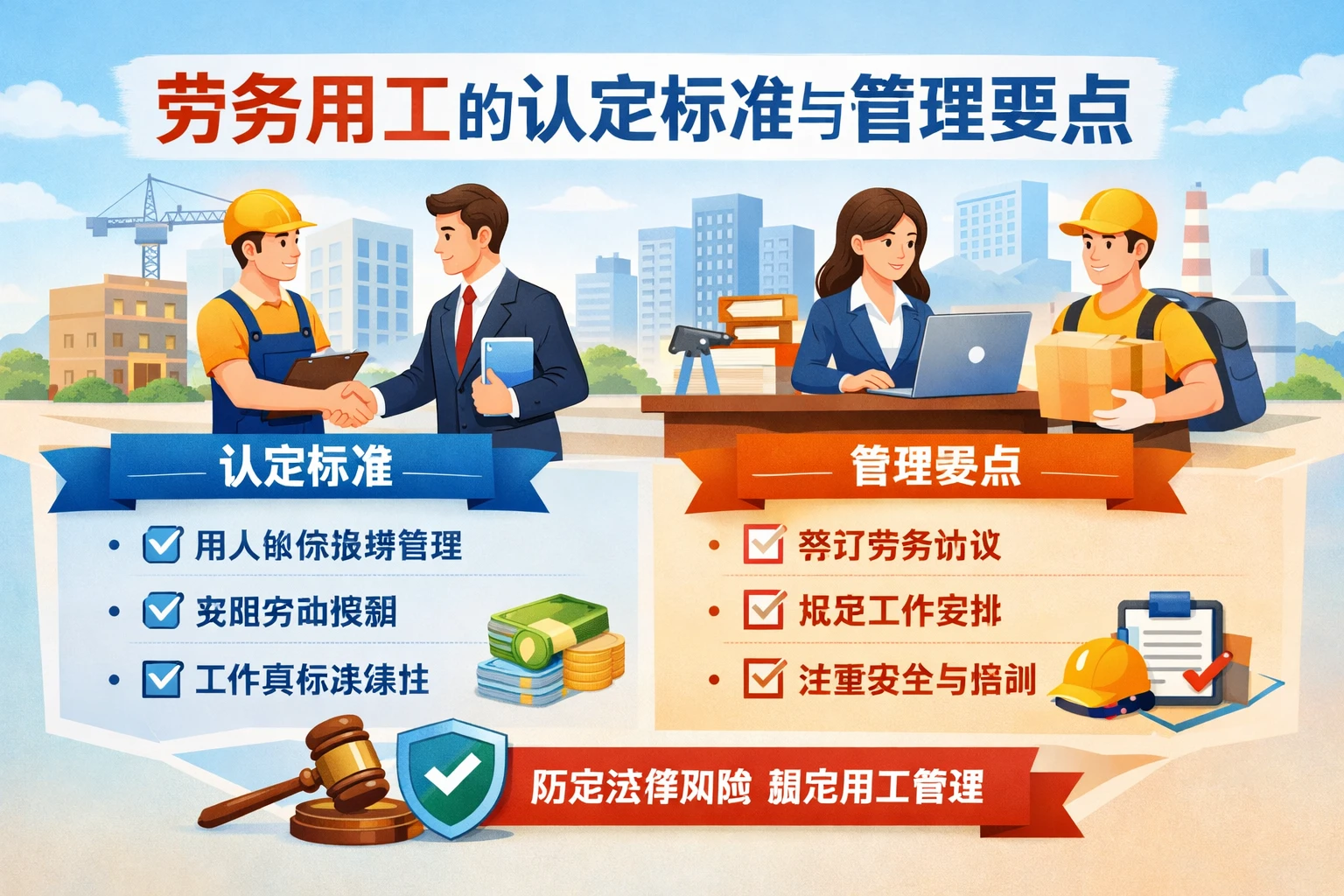 劳务用工的认定标准与管理要点