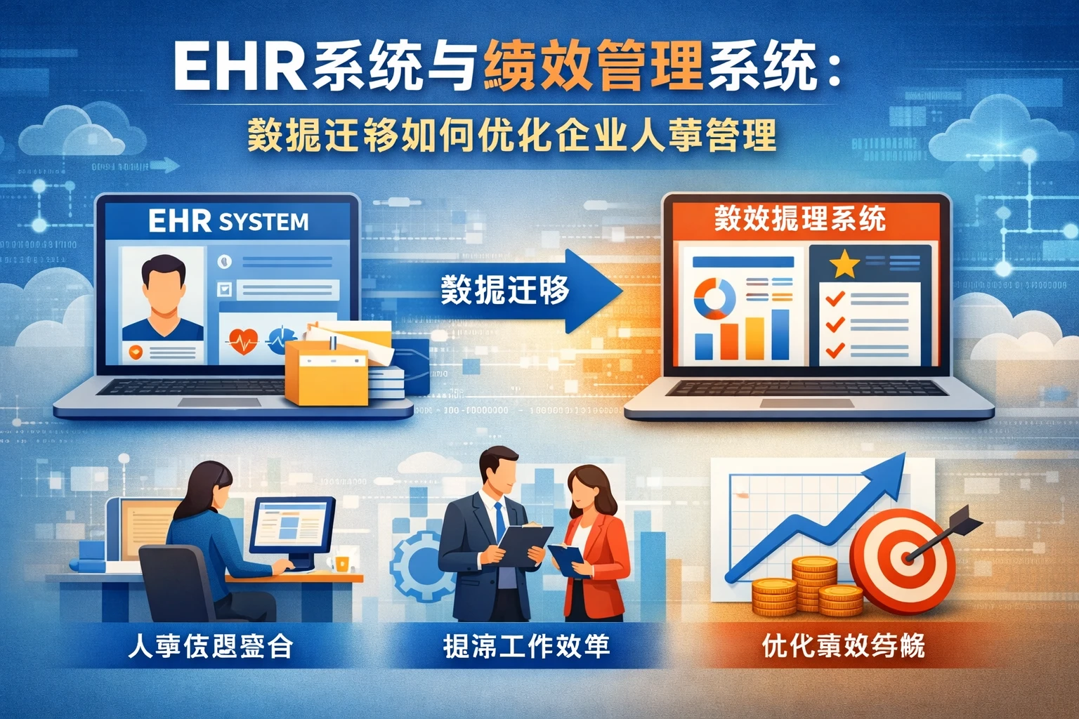 EHR系统与绩效管理系统：数据迁移如何优化企业人事管理