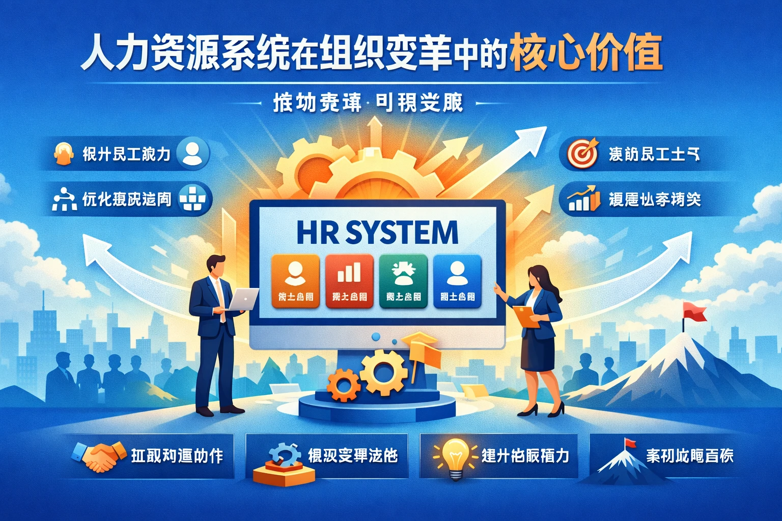 人力资源系统在组织变革中的核心价值