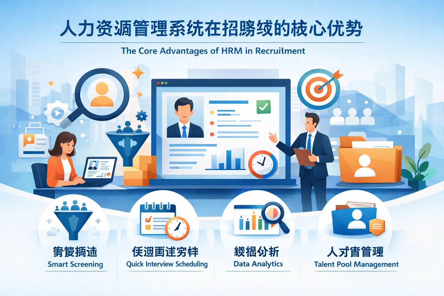 人力资源管理系统在招聘领域的核心优势