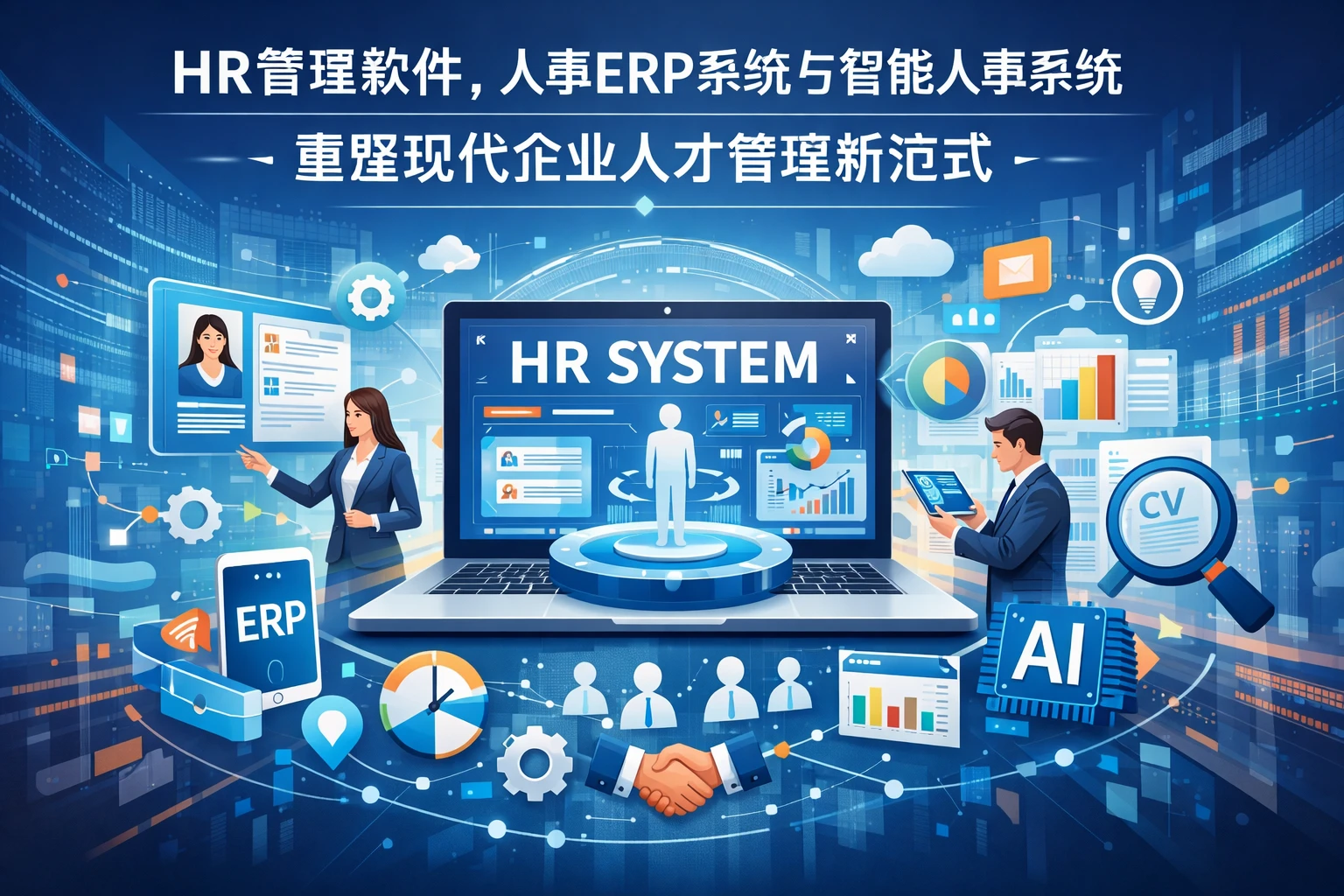 HR管理软件、人事ERP系统与智能人事系统:重塑现代企业人才管理新范式