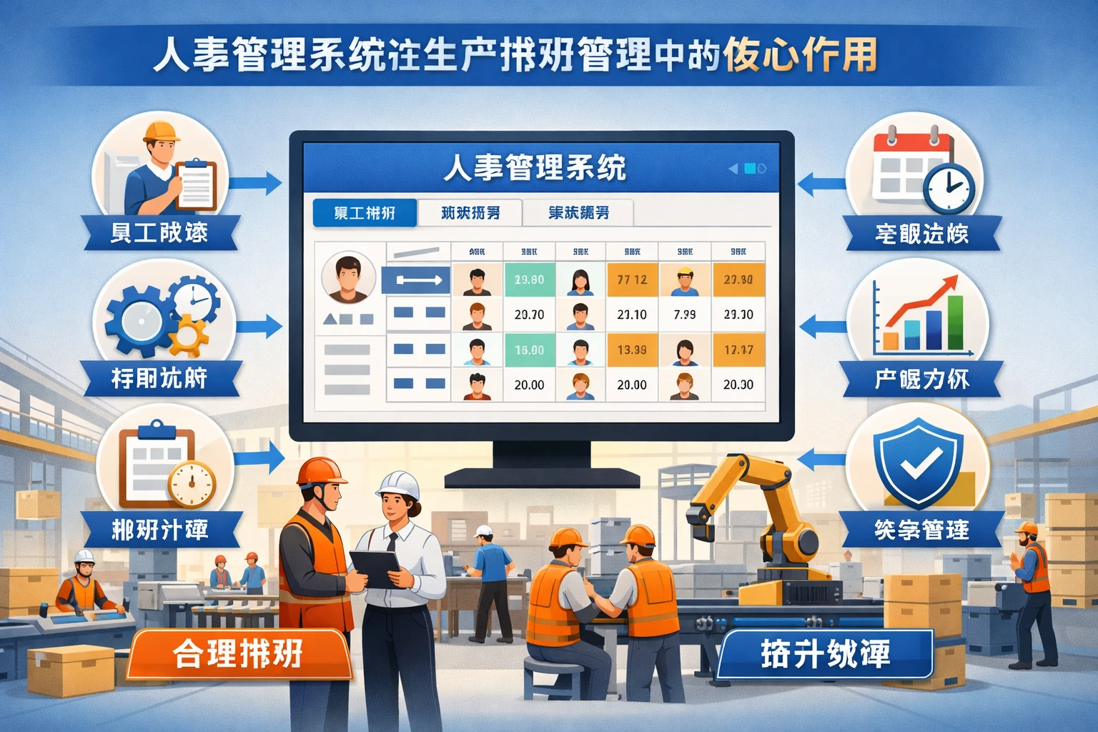 人事管理系统在生产排班管理中的核心作用