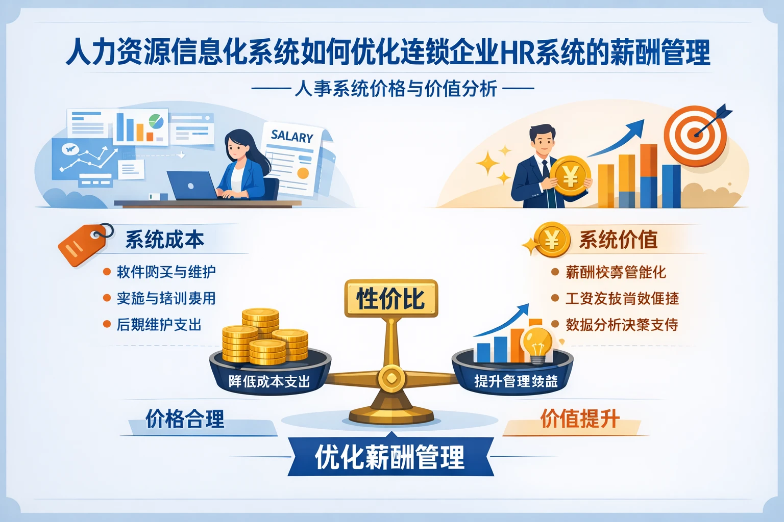 人力资源信息化系统如何优化连锁企业HR系统的薪酬管理——人事系统价格与价值分析