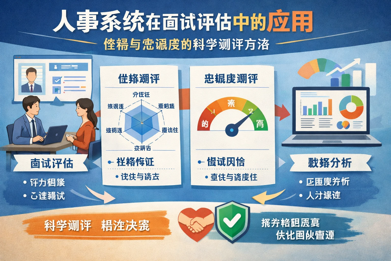 人事系统在面试评估中的应用：性格与忠诚度的科学测评方法