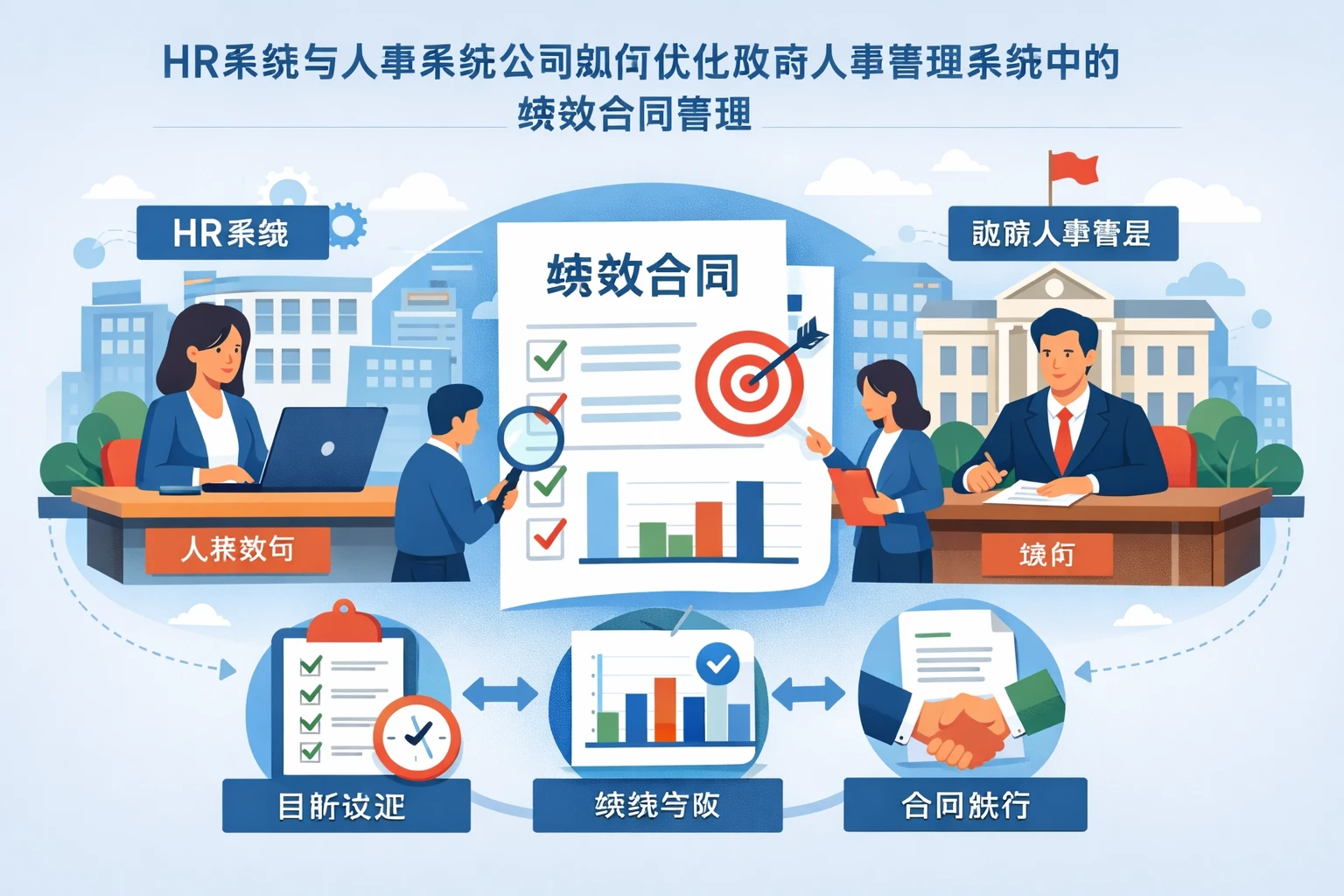 HR系统与人事系统公司如何优化政府人事管理系统中的绩效合同管理