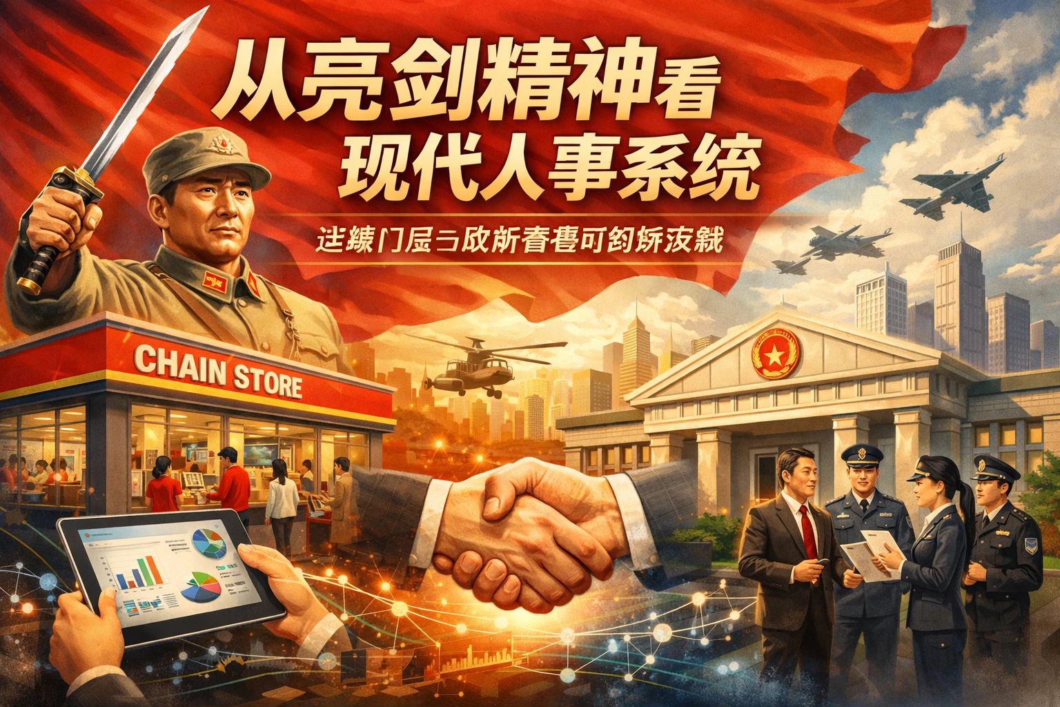 从亮剑精神看现代人事系统：连锁门店与政府管理的创新实践