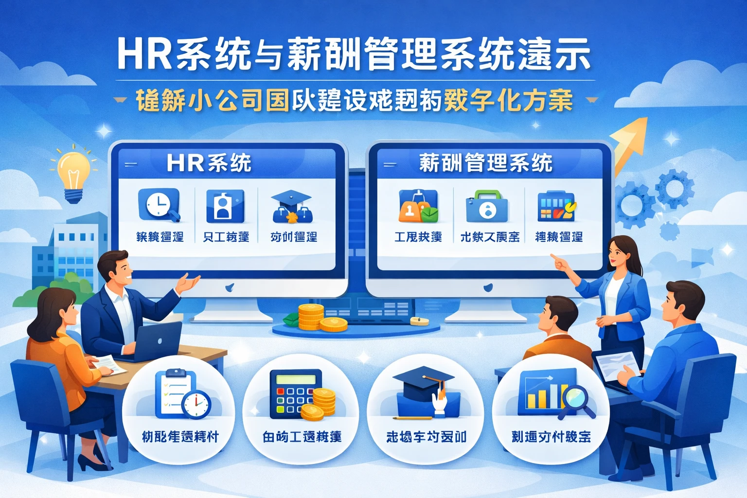 HR系统与薪酬管理系统演示：破解小公司团队建设难题的数字化方案