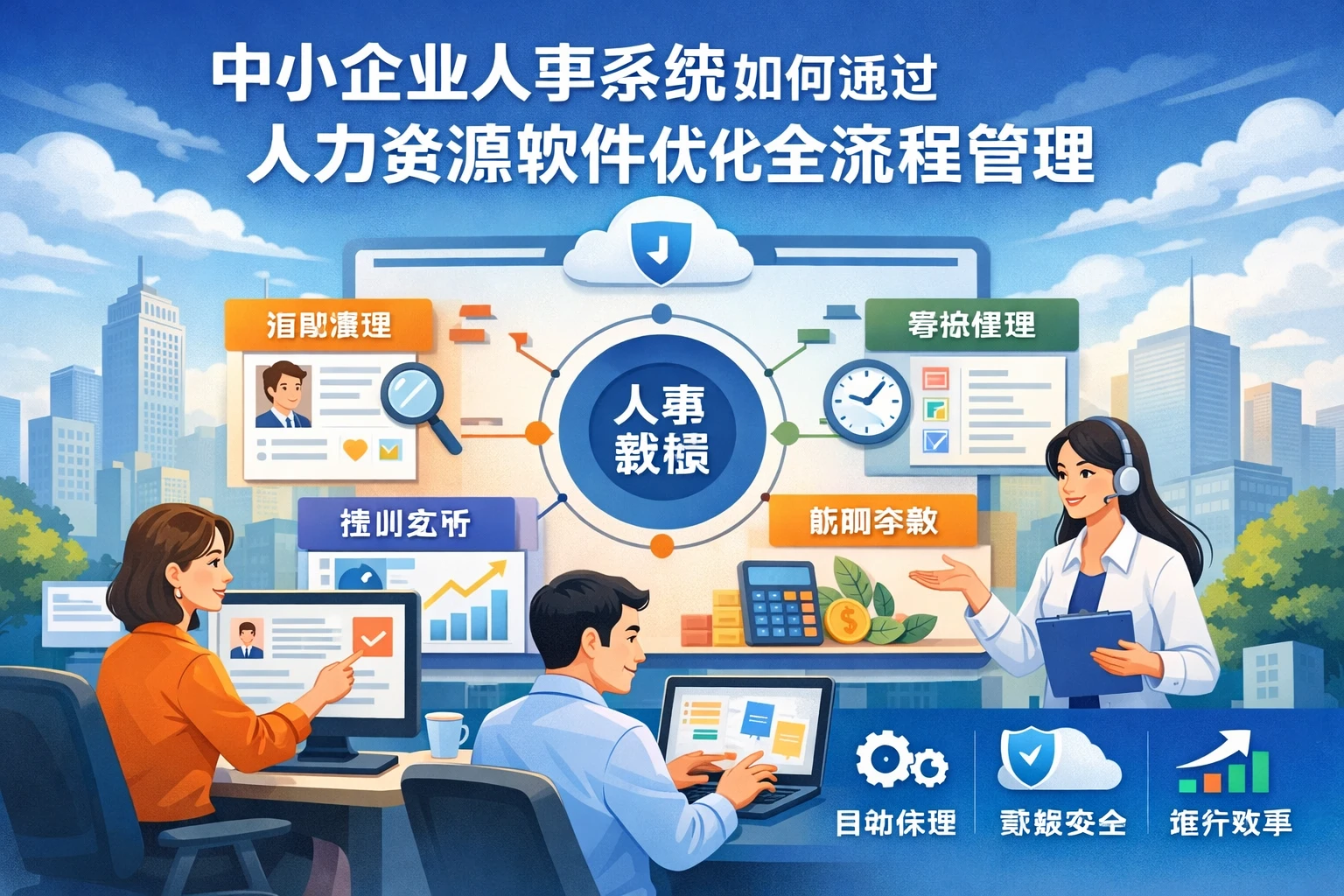 中小企业人事系统如何通过人力资源软件优化全流程管理