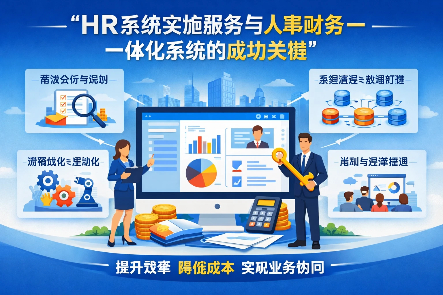 HR系统实施服务与人事财务一体化系统的成功关键