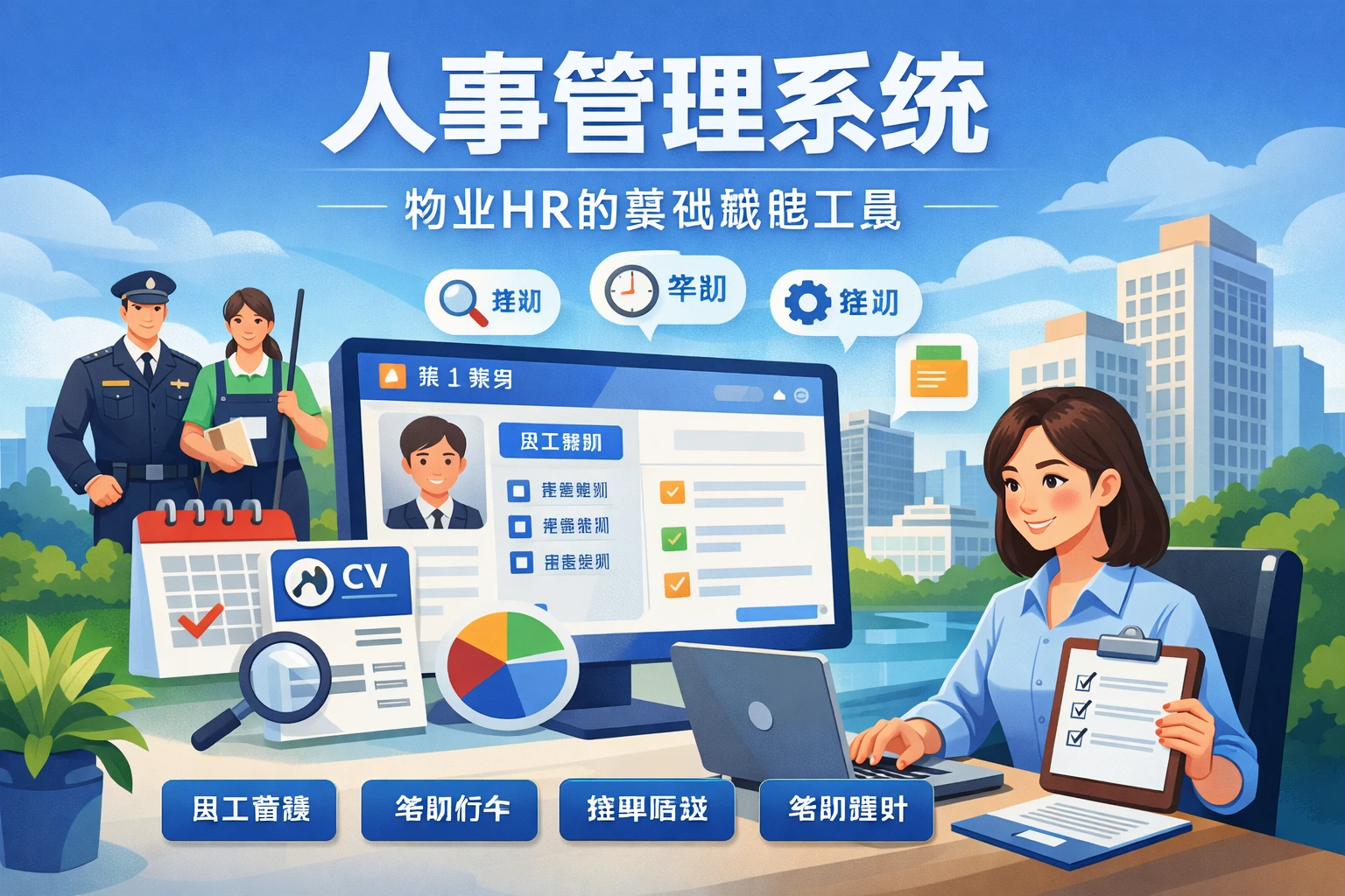 人事管理系统：物业HR的基础赋能工具
