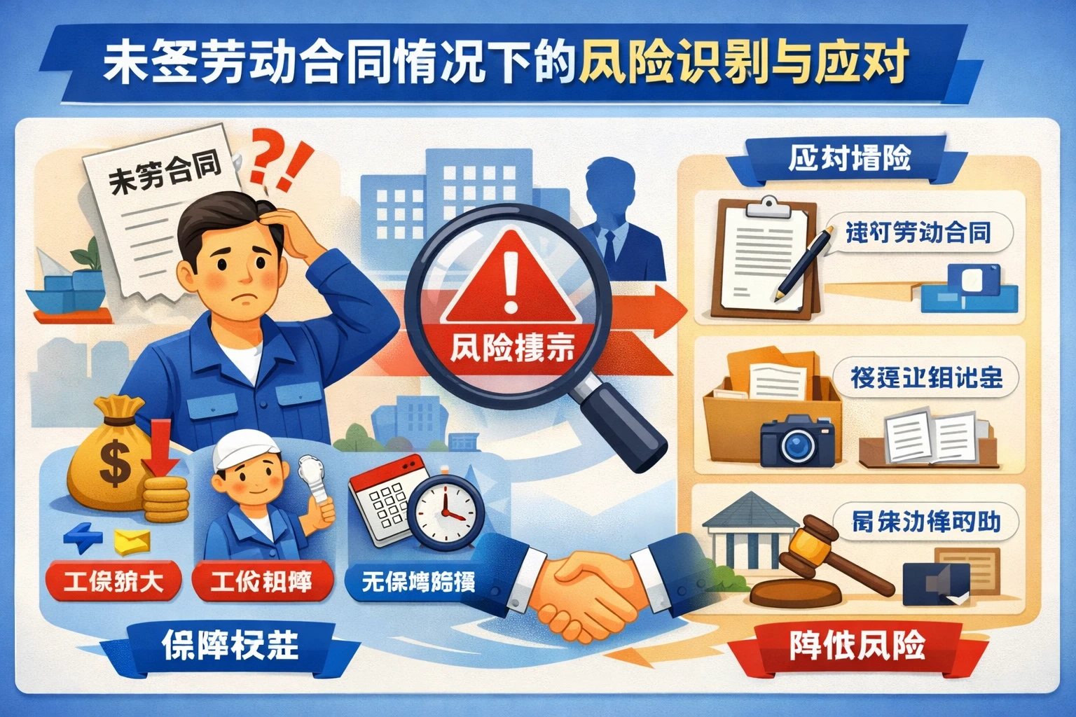 未签劳动合同情况下的风险识别与应对