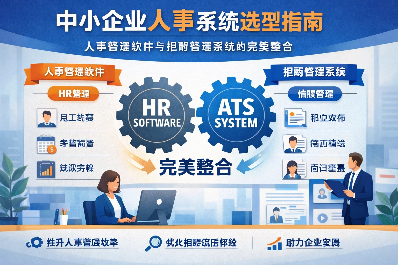 中小企业人事系统选型指南：人事管理软件与招聘管理系统的完美整合