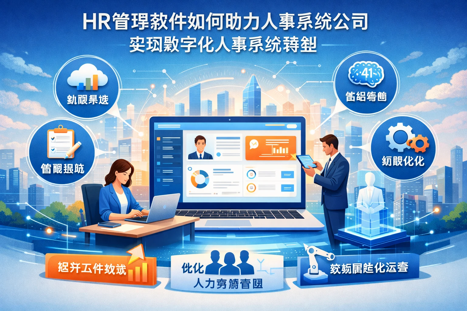 HR管理软件如何助力人事系统公司实现数字化人事系统转型