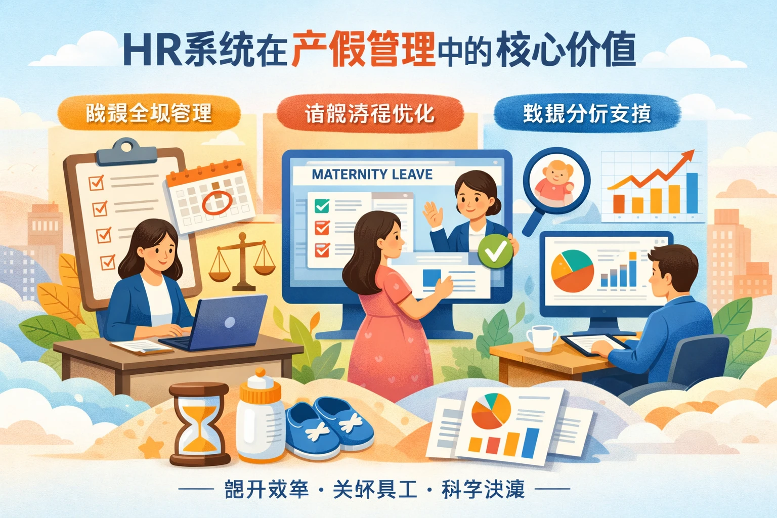 HR系统在产假管理中的核心价值