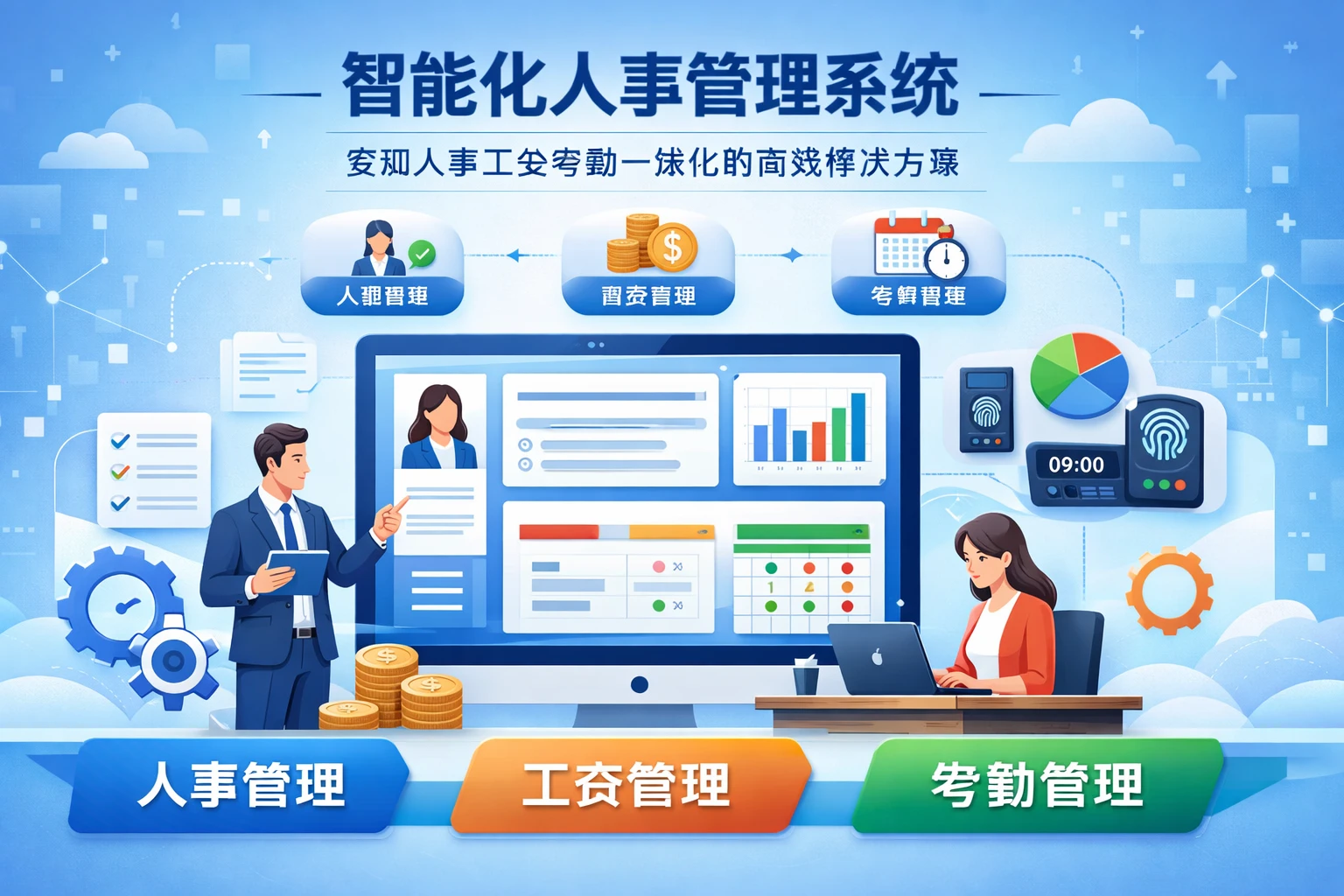智能化人事管理系统：实现人事工资考勤一体化的高效解决方案