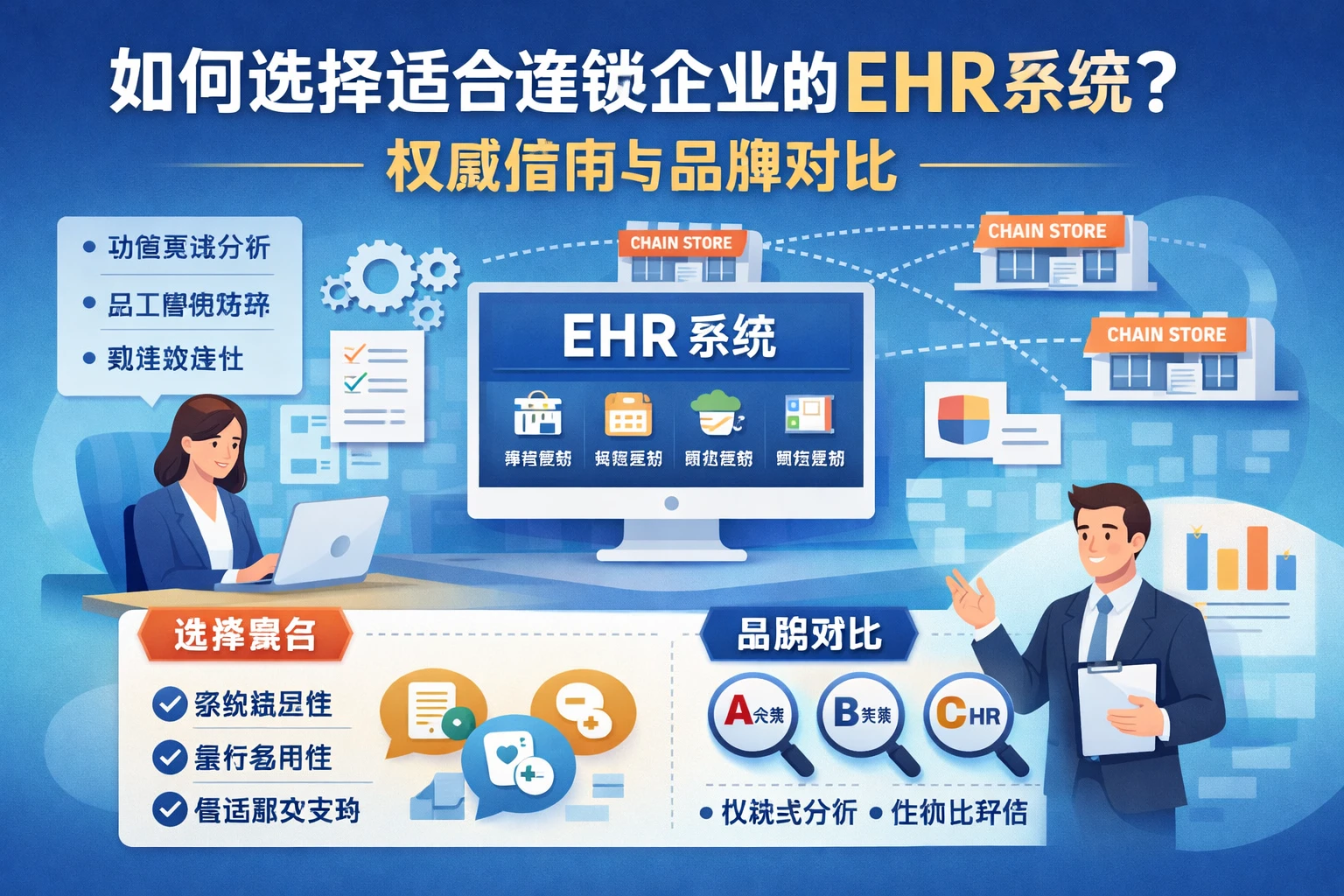 如何选择适合连锁企业的EHR系统？权威指南与品牌对比