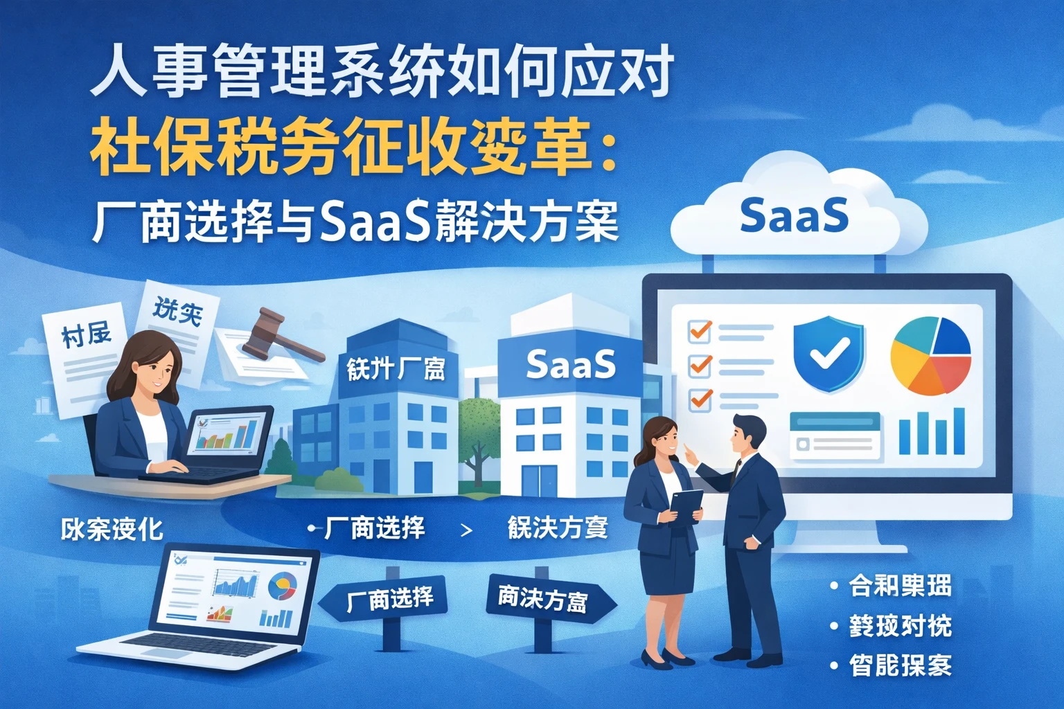人事管理系统如何应对社保税务征收变革：厂商选择与SaaS解决方案