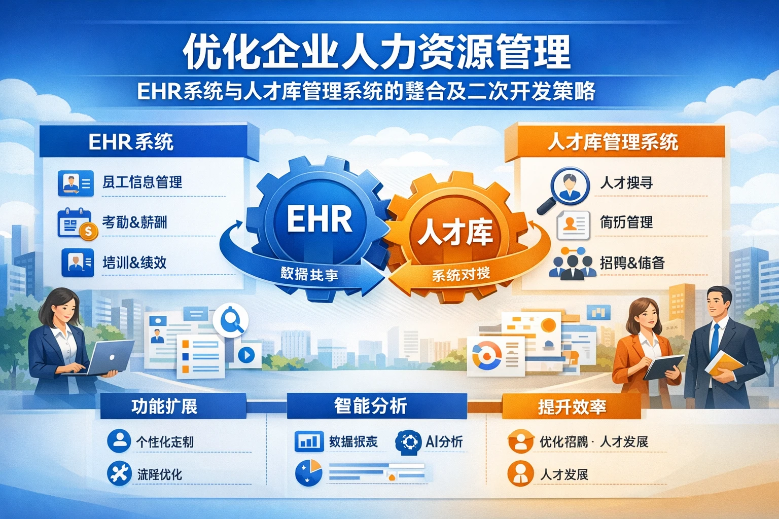 优化企业人力资源管理：EHR系统与人才库管理系统的整合及二次开发策略