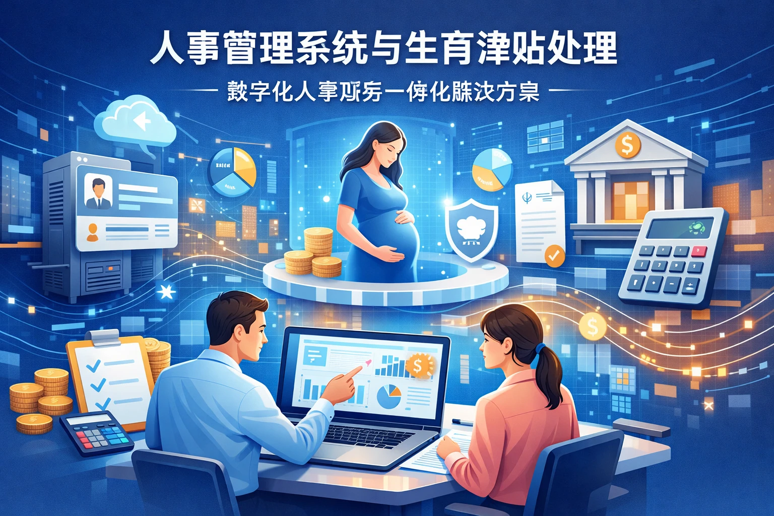 人事管理系统与生育津贴处理：数字化人事财务一体化解决方案