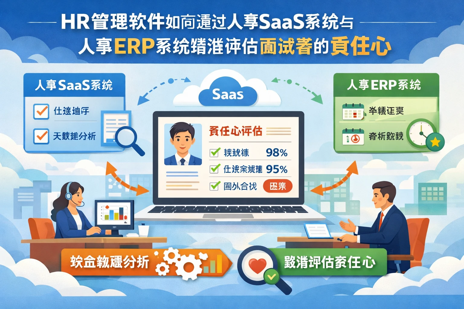 HR管理软件如何通过人事SaaS系统与人事ERP系统精准评估面试者的责任心