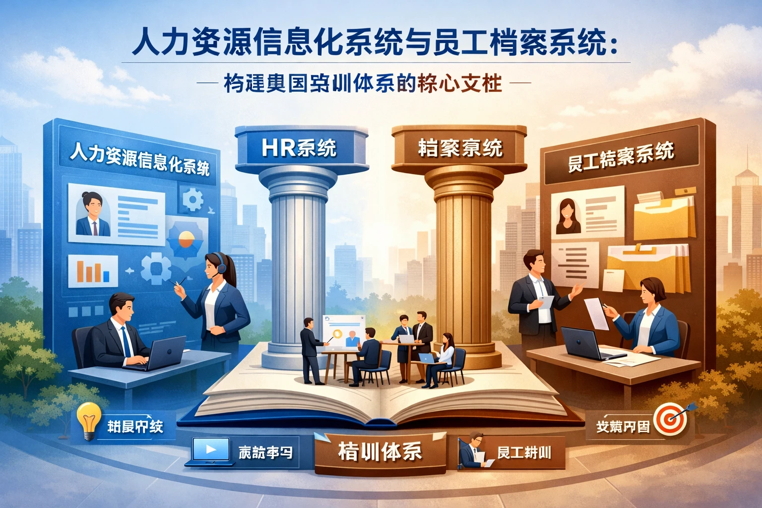 人力资源信息化系统与员工档案系统：构建集团培训体系的核心支柱