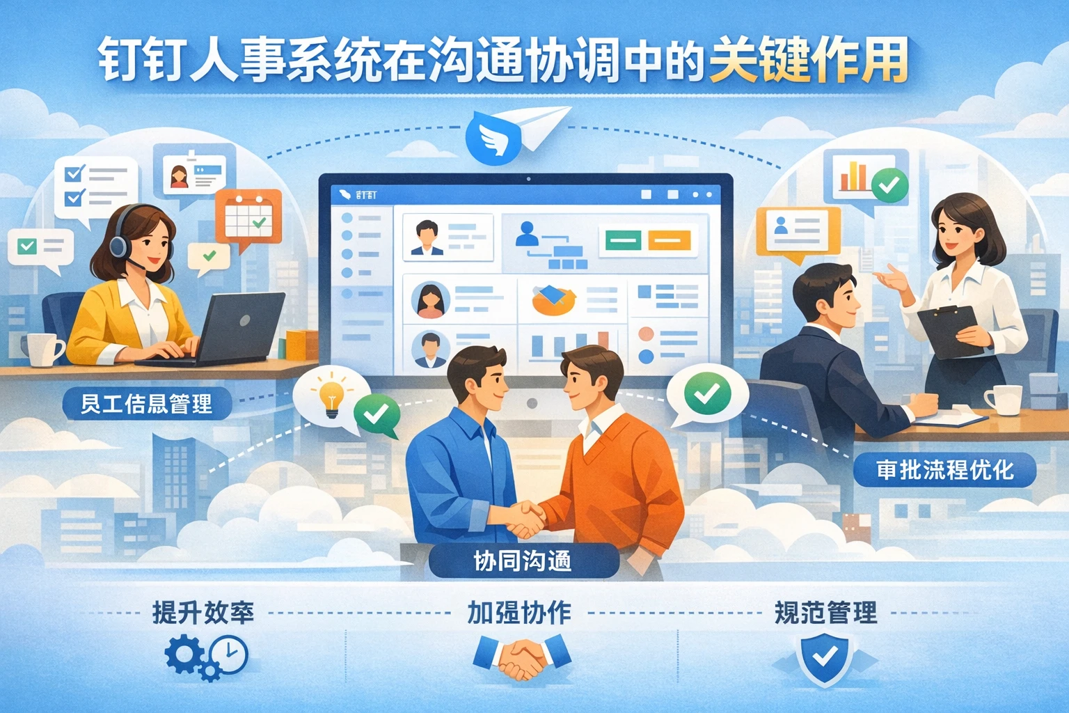钉钉人事系统在沟通协调中的关键作用