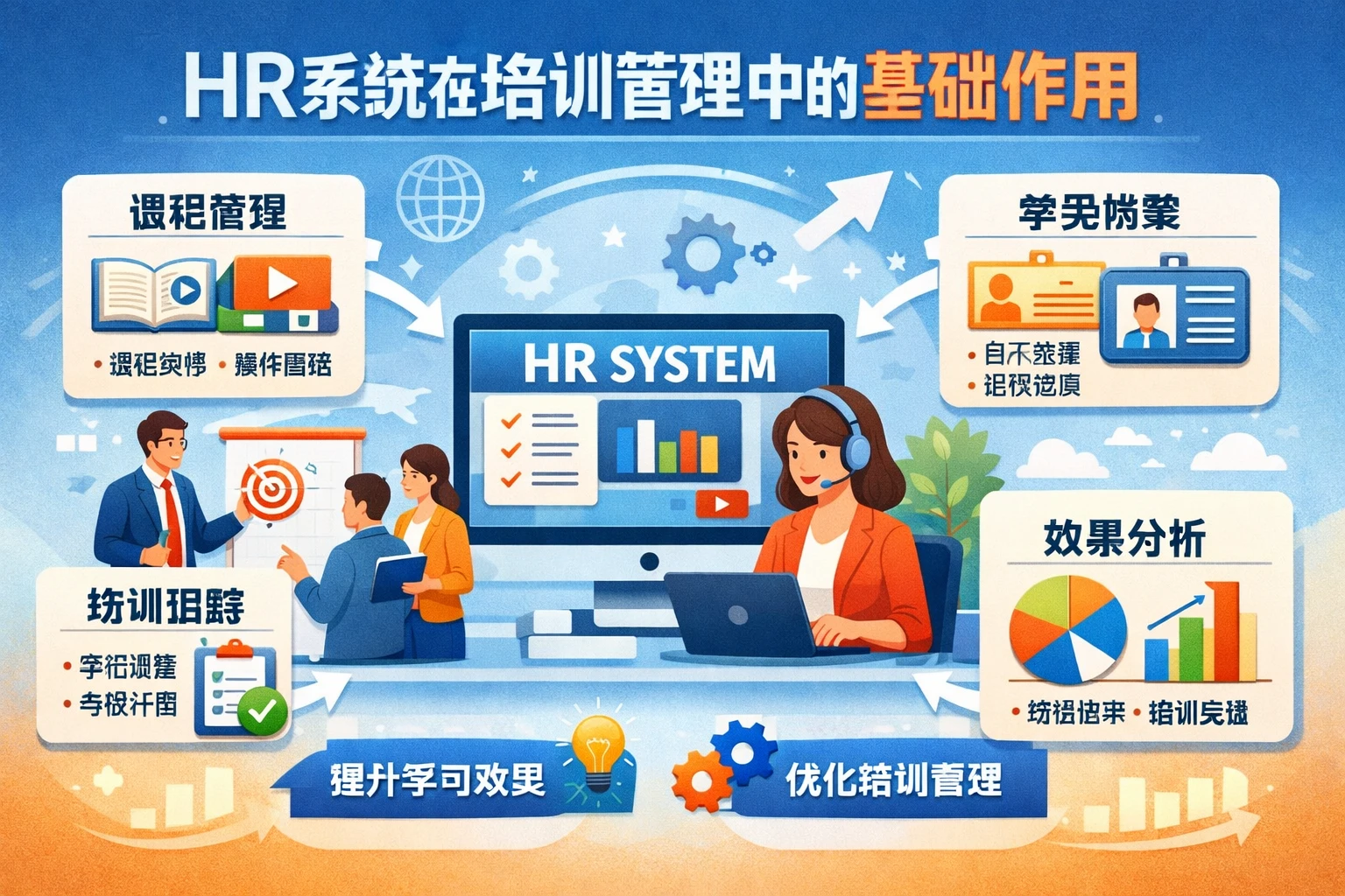 HR系统在培训管理中的基础作用