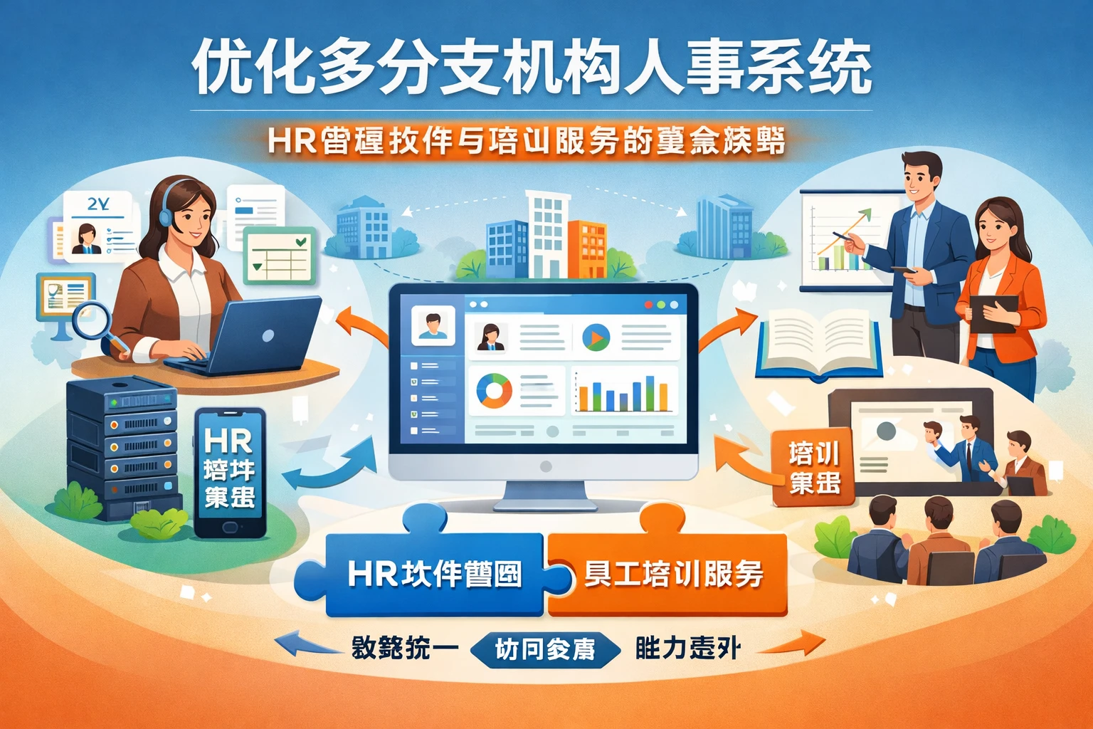 优化多分支机构人事系统:HR管理软件与培训服务的整合策略