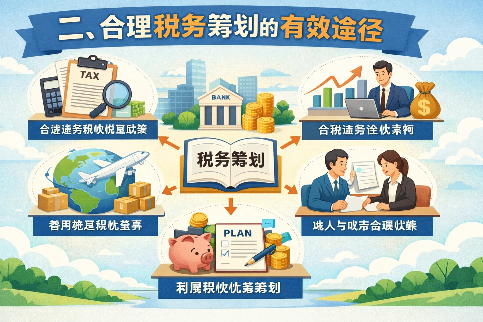 二、合理税务筹划的有效途径