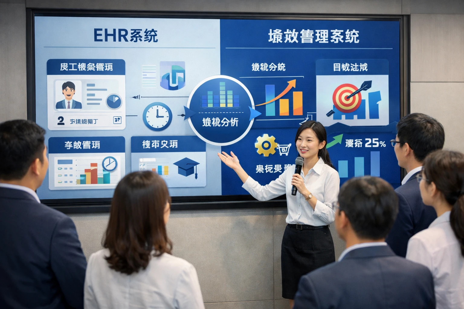 集团子公司参观中ehr系统与绩效管理系统的价值展现