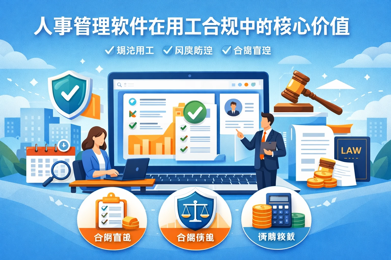 人事管理软件在用工合规中的核心价值