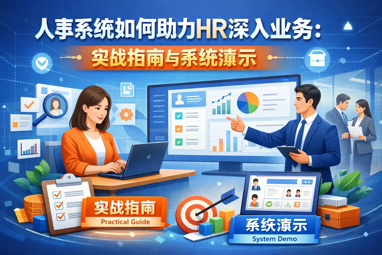人事系统如何助力HR深入业务：实战指南与系统演示