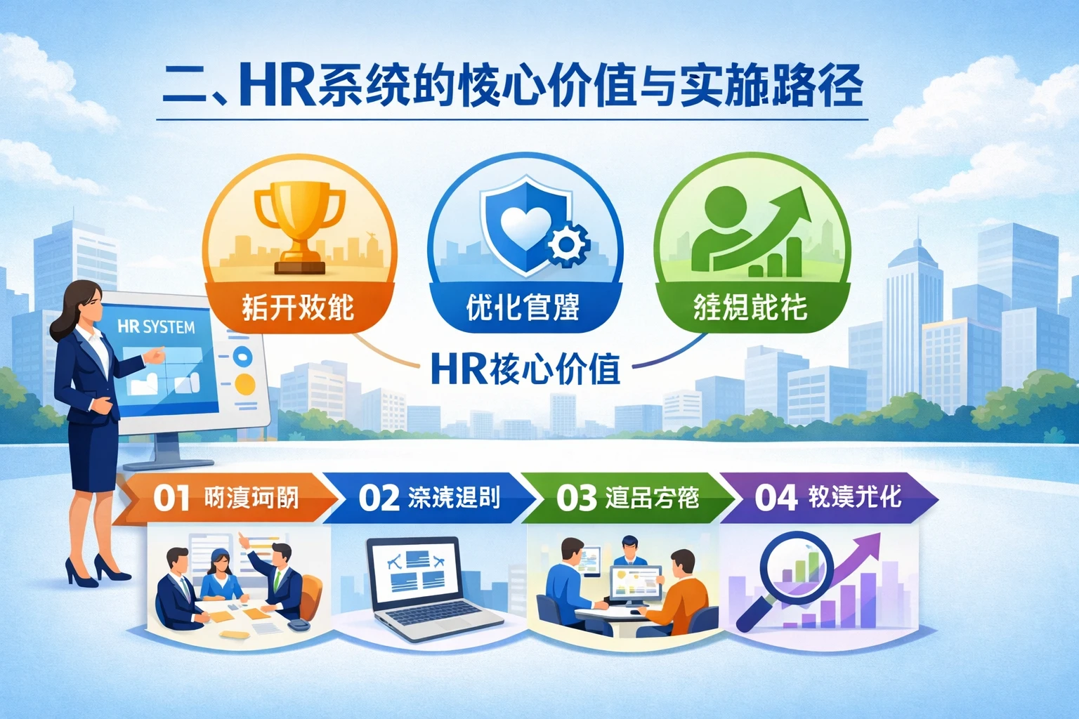 二、HR系统的核心价值与实施路径
