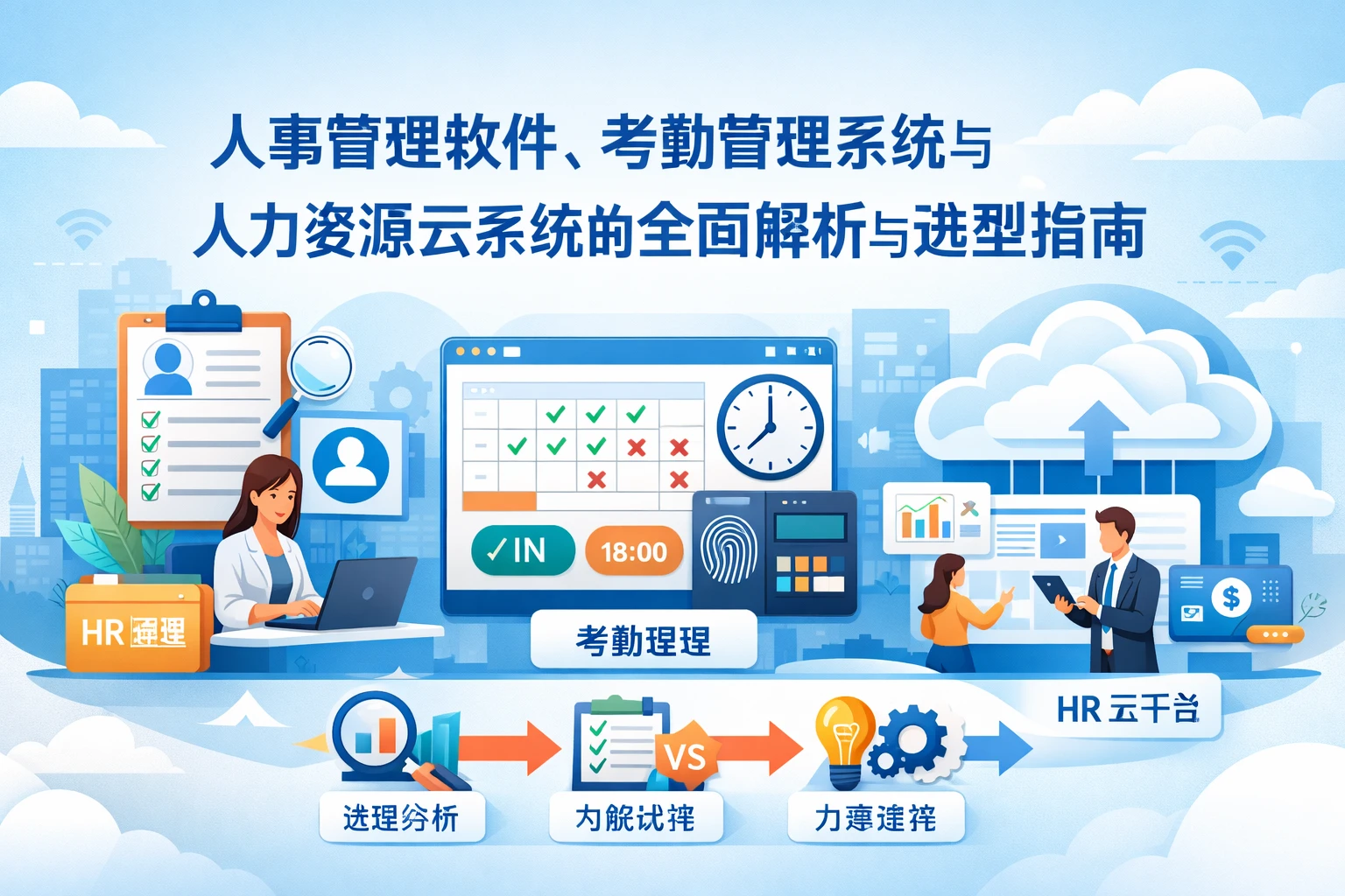 人事管理软件、考勤管理系统与人力资源云系统的全面解析与选型指南